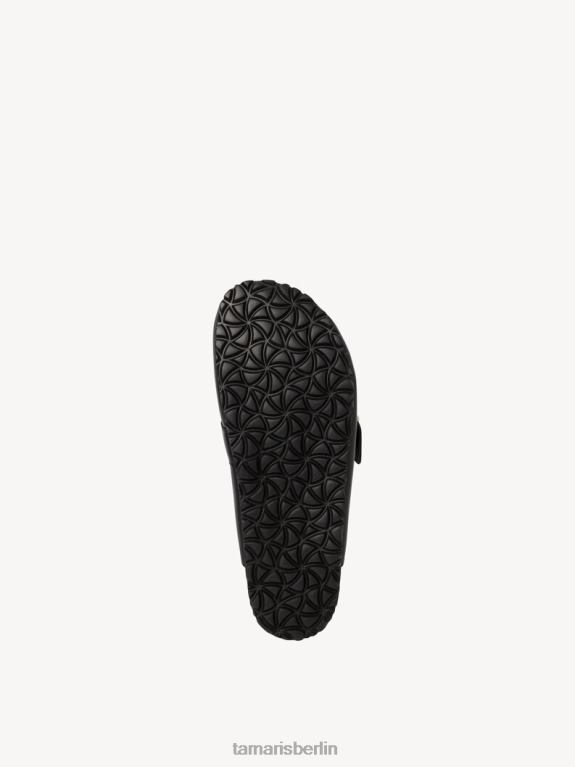 de Tamaris Frauen Leder-Pantolette – schwarz 0LHV4655 Schuhe
