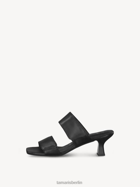de Tamaris Frauen Leder-Pantolette – schwarz 0LHV4829 Schuhe