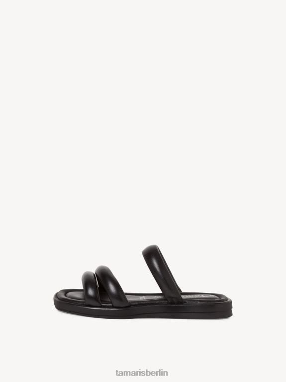 de Tamaris Frauen Leder-Pantolette – schwarz 0LHV4844 Schuhe