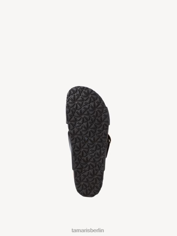 de Tamaris Frauen Leder-Pantolette – schwarz/schwarzes Leder 0LHV42050 Schuhe