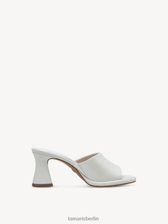 de Tamaris Frauen Leder-Pantolette – weiß 0LHV4168 Schuhe