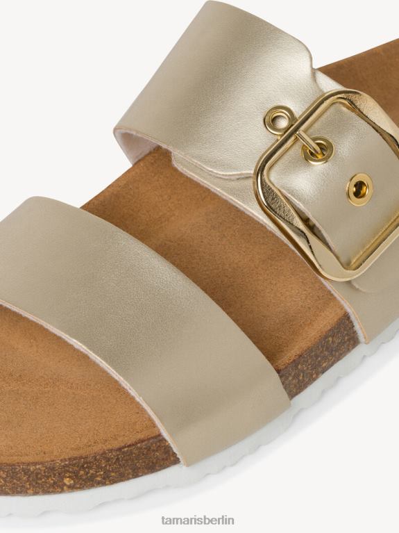 de Tamaris Frauen Mule – Metallic/Hellgold 0LHV4393 Schuhe