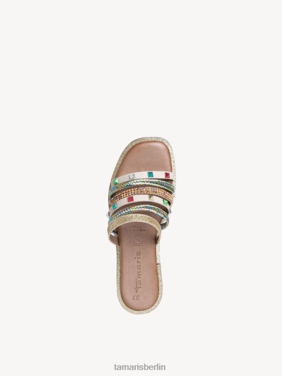 de Tamaris Frauen Pantolette – Beige/Elfenbein-Multi 0LHV41522 Schuhe