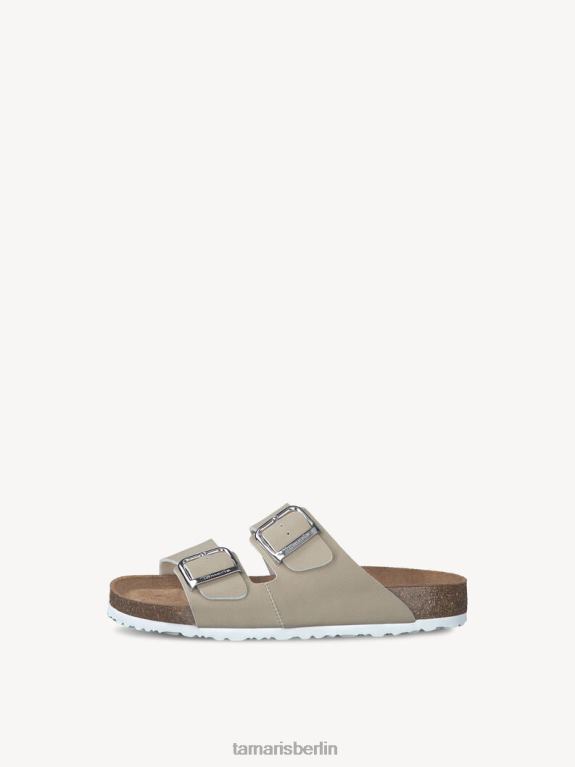 de Tamaris Frauen Pantolette - Beige/Taupe Nubuk 0LHV4402 Schuhe