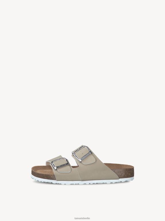 de Tamaris Frauen Pantolette - Beige/Taupe Nubuk 0LHV4402 Schuhe