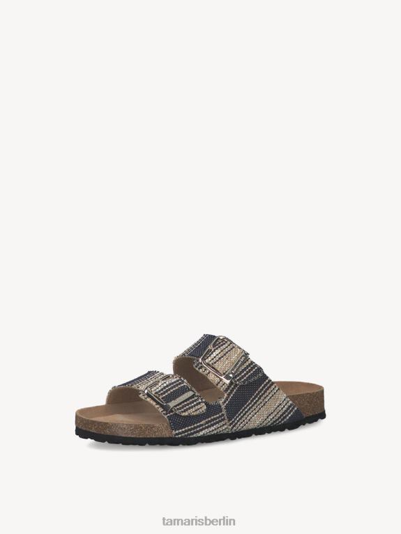 de Tamaris Frauen Pantolette – Blau/Jute-Marineblau 0LHV4394 Schuhe