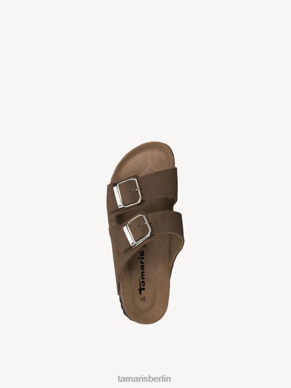 de Tamaris Frauen Pantolette - Braun/Cognac-Nubuk 0LHV4413 Schuhe