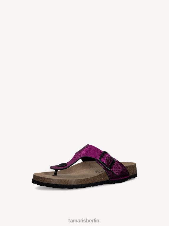 de Tamaris Frauen Pantolette - Pink/Fuxia met. str 0LHV41358 Schuhe