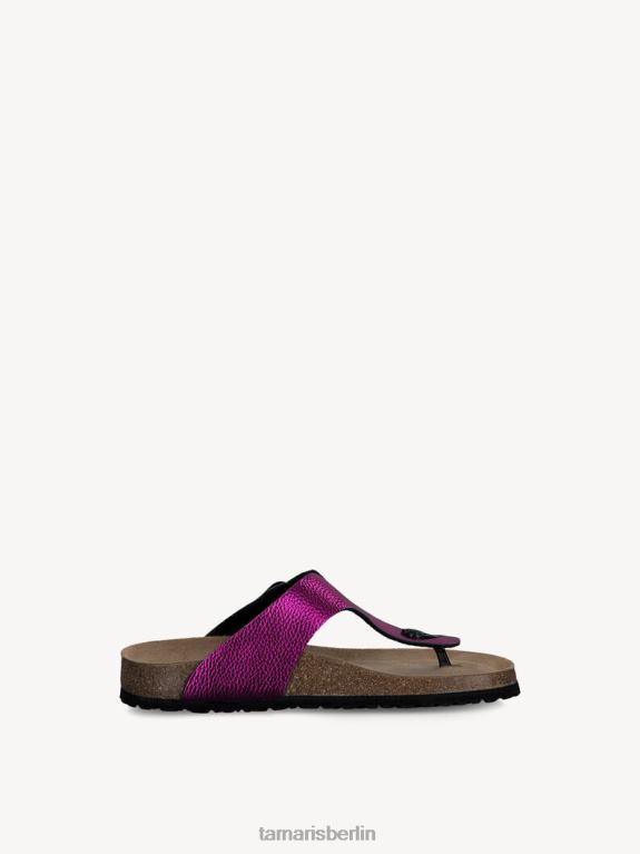 de Tamaris Frauen Pantolette - Pink/Fuxia met. str 0LHV41358 Schuhe