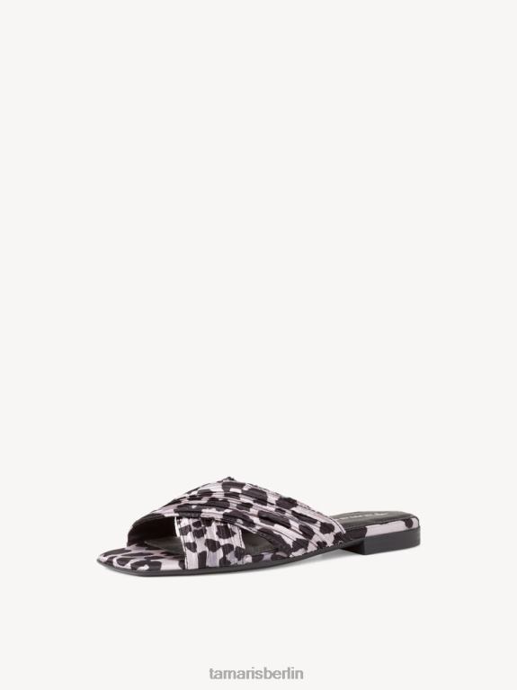 de Tamaris Frauen Pantolette - Schwarz/Schwarz Leo 0LHV4305 Schuhe