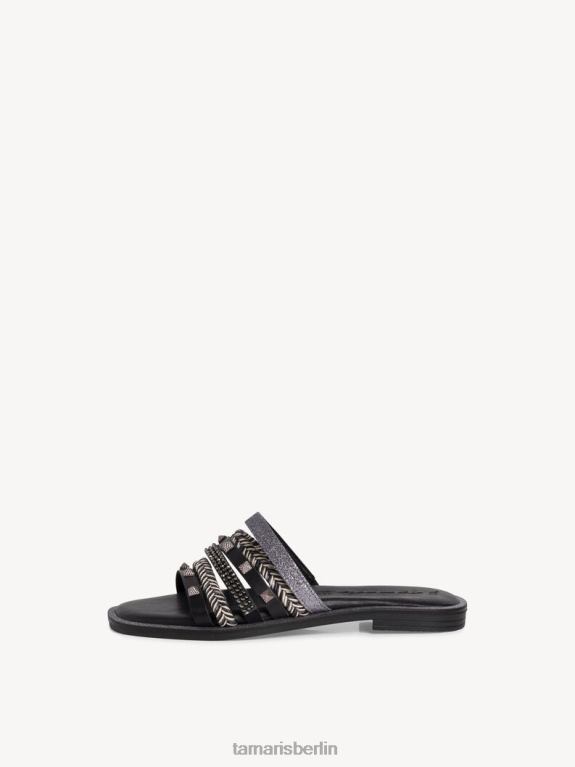 de Tamaris Frauen Pantolette – Schwarz/Schwarz Multi 0LHV4269 Schuhe