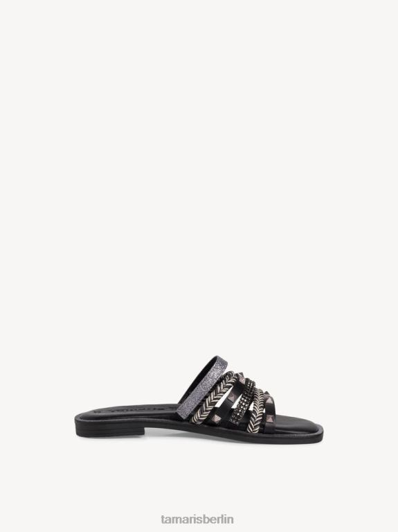 de Tamaris Frauen Pantolette – Schwarz/Schwarz Multi 0LHV4269 Schuhe