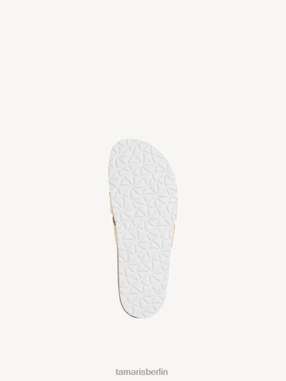 de Tamaris Frauen Pantolette - gelb/weiches Zitronenmuster 0LHV4376 Schuhe