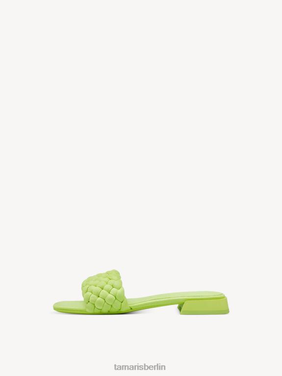 de Tamaris Frauen Pantolette - grün/limone 0LHV4690 Schuhe