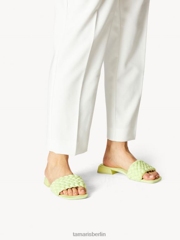 de Tamaris Frauen Pantolette - grün/limone 0LHV4690 Schuhe