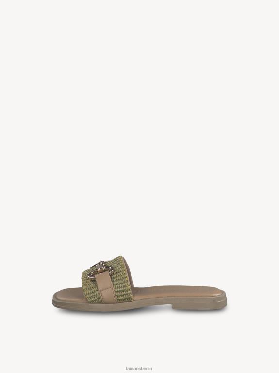 de Tamaris Frauen Pantolette - grün/oliv 0LHV4731 Schuhe