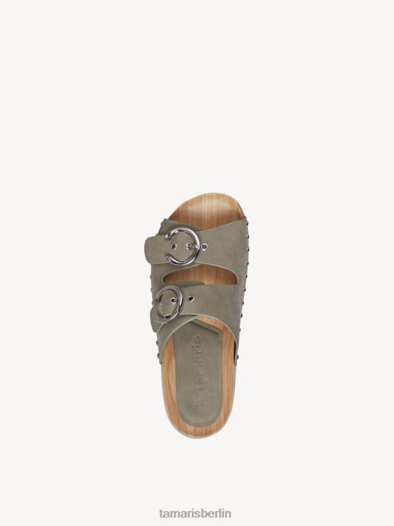 de Tamaris Frauen Pantolette - grün/pistazie 0LHV41140 Schuhe
