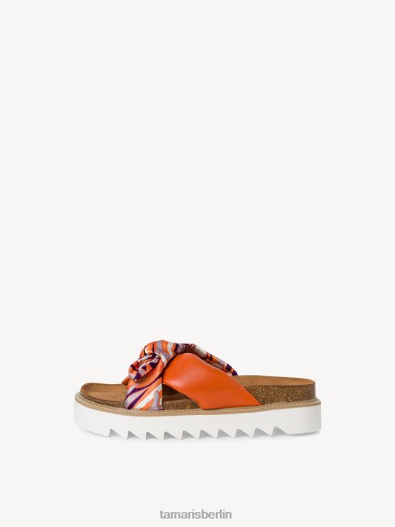 de Tamaris Frauen Pantolette - orange/orangefarbener Kamm 0LHV41923 Schuhe