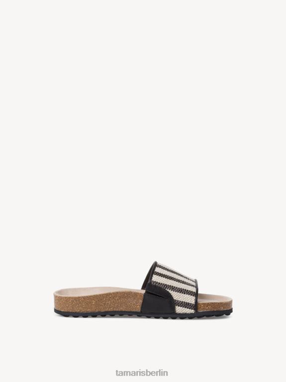 de Tamaris Frauen Pantolette - schwarz/schwarzer Kamm 0LHV41001 Schuhe