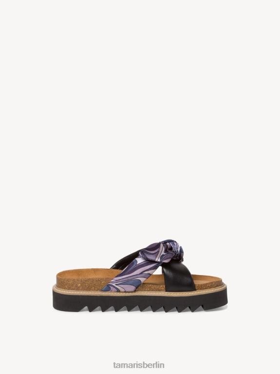 de Tamaris Frauen Pantolette - schwarz/schwarzer Kamm 0LHV411 Schuhe