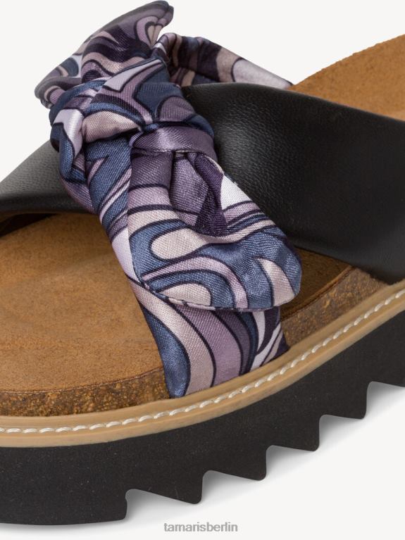 de Tamaris Frauen Pantolette - schwarz/schwarzer Kamm 0LHV411 Schuhe