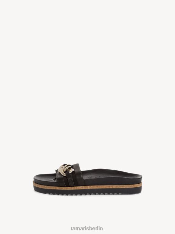 de Tamaris Frauen Pantolette - schwarz/schwarzes Leder 0LHV41188 Schuhe