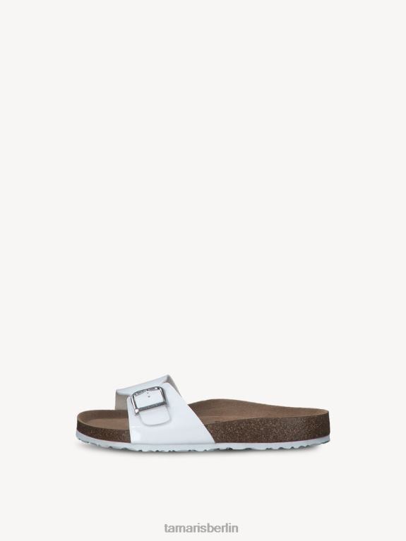 de Tamaris Frauen Pantolette - weiß/weißer Lack 0LHV42040 Schuhe
