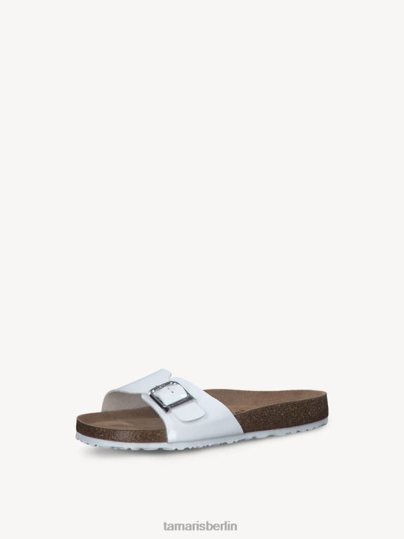 de Tamaris Frauen Pantolette - weiß/weißer Lack 0LHV42040 Schuhe