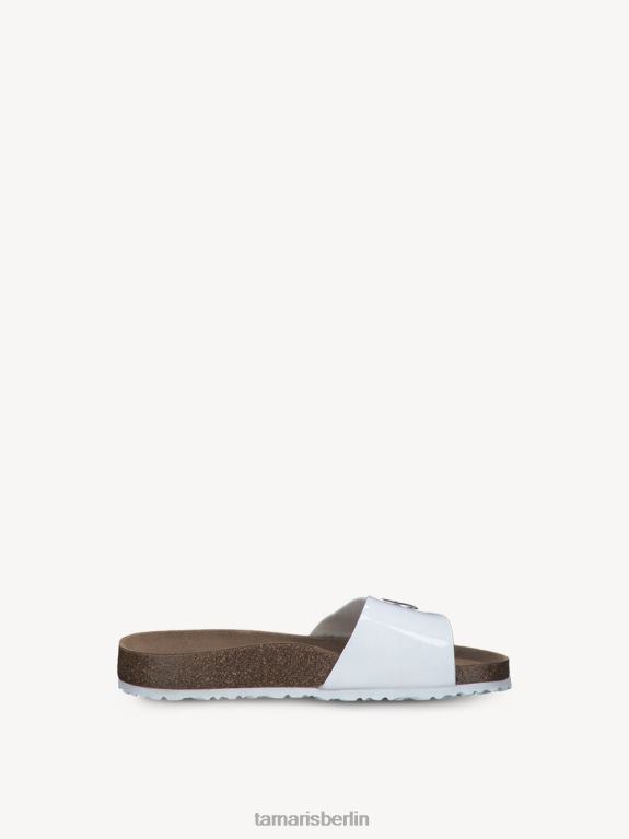 de Tamaris Frauen Pantolette - weiß/weißer Lack 0LHV42040 Schuhe