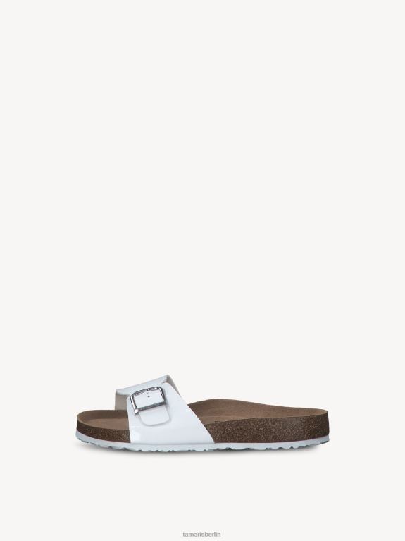 de Tamaris Frauen Pantolette - weiß/weißer Lack 0LHV42040 Schuhe