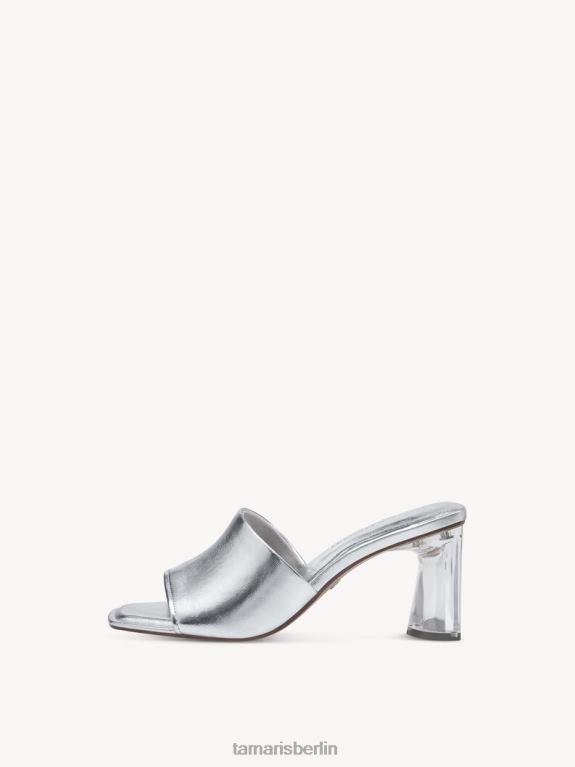de Tamaris Frauen Pantoletten – Metallic/Silber 0LHV4757 Schuhe