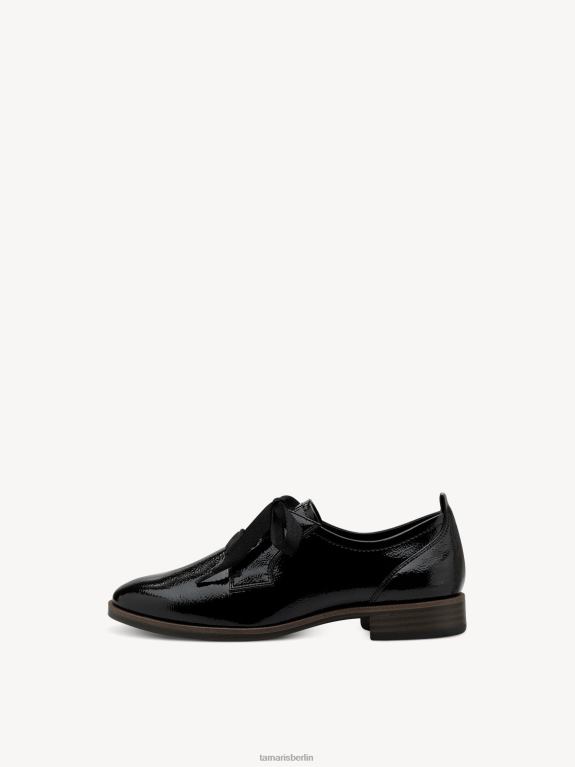 de Tamaris Frauen Halbschuhe - schwarz/schwarzes Lackleder 0LHV41071 Schuhe
