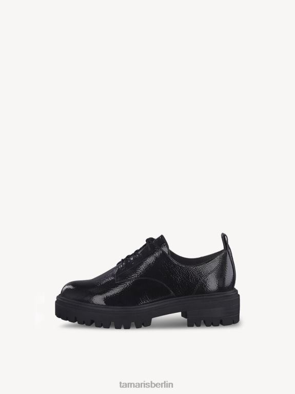 de Tamaris Frauen Halbschuhe - schwarz/schwarzes Lackleder 0LHV41621 Schuhe