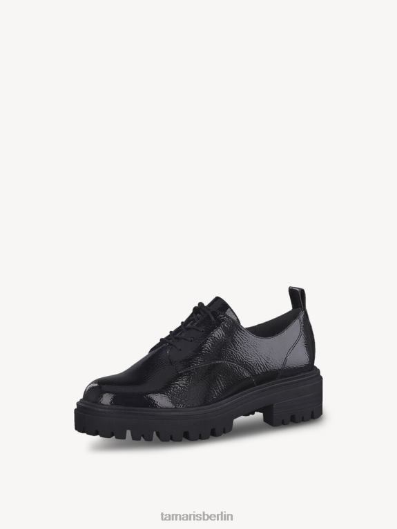 de Tamaris Frauen Halbschuhe - schwarz/schwarzes Lackleder 0LHV41621 Schuhe