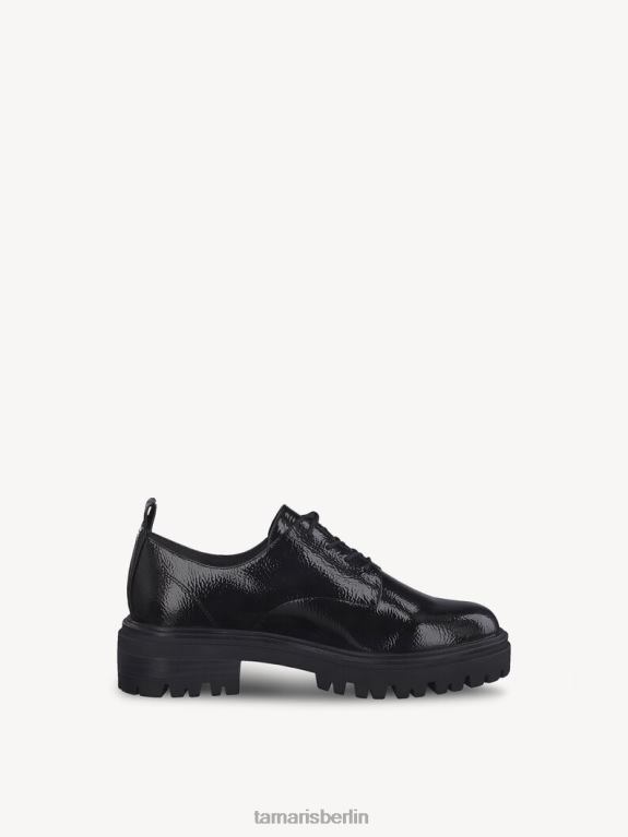 de Tamaris Frauen Halbschuhe - schwarz/schwarzes Lackleder 0LHV41621 Schuhe