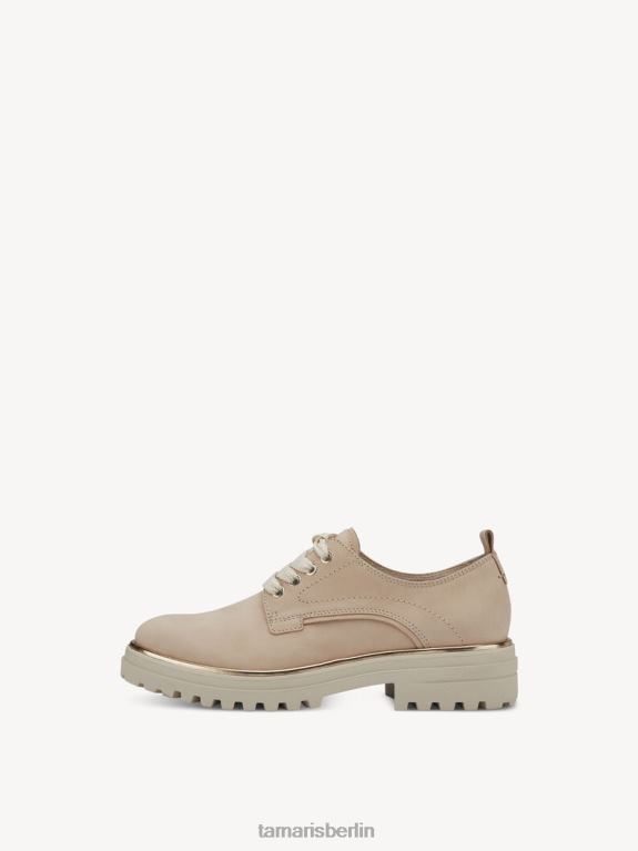 de Tamaris Frauen Lederhalbschuhe - Beige/Elfenbein 0LHV4553 Schuhe