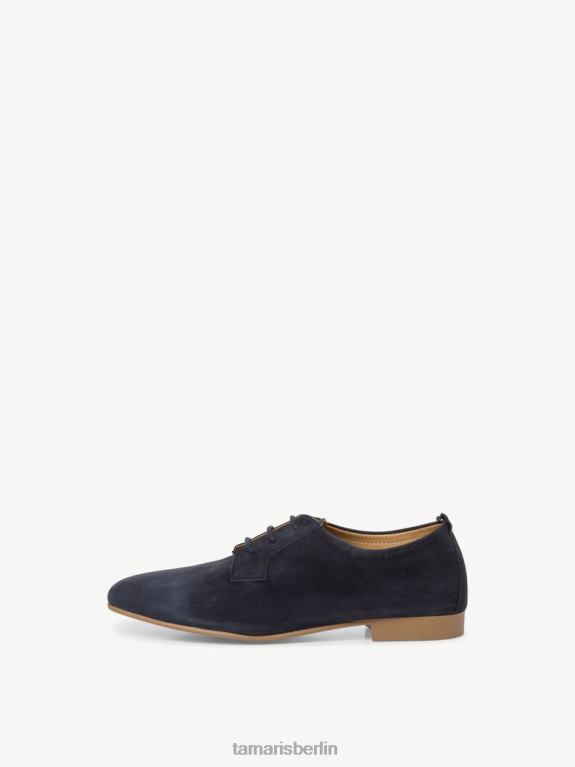 de Tamaris Frauen Lederhalbschuhe - Blau/Marine 0LHV41800 Schuhe