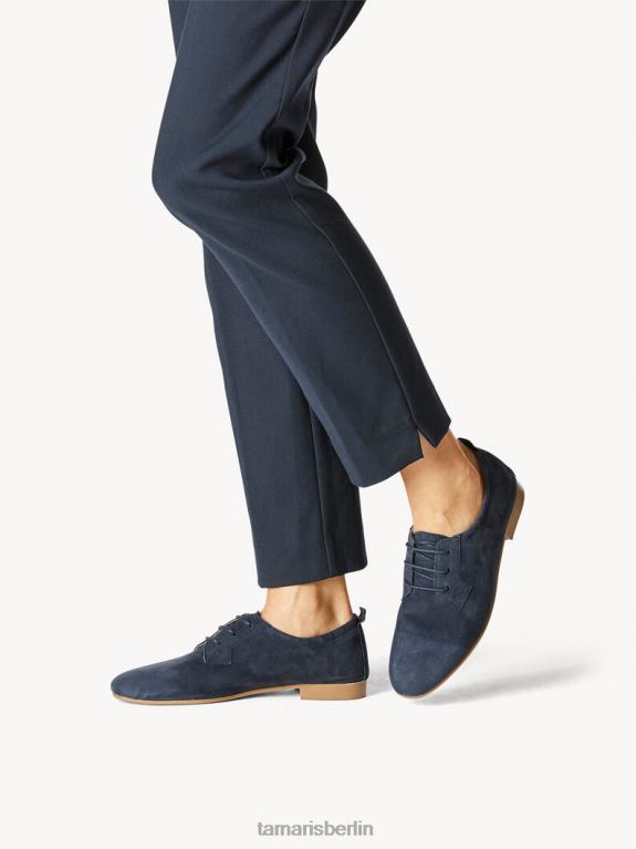 de Tamaris Frauen Lederhalbschuhe - Blau/Marine 0LHV41800 Schuhe
