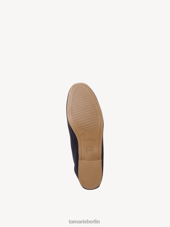 de Tamaris Frauen Lederhalbschuhe - Blau/Marine 0LHV41800 Schuhe