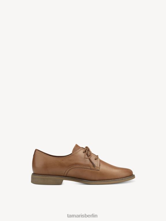 de Tamaris Frauen Lederhalbschuhe - Braun/Nussleder 0LHV4686 Schuhe