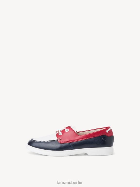 de Tamaris Frauen Lederhalbschuhe - blau/navy kammfarben 0LHV42254 Schuhe