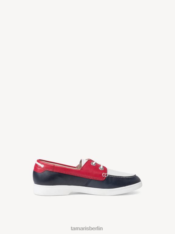 de Tamaris Frauen Lederhalbschuhe - blau/navy kammfarben 0LHV42254 Schuhe