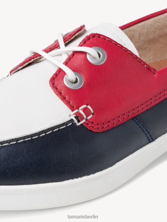 de Tamaris Frauen Lederhalbschuhe - blau/navy kammfarben 0LHV42254 Schuhe