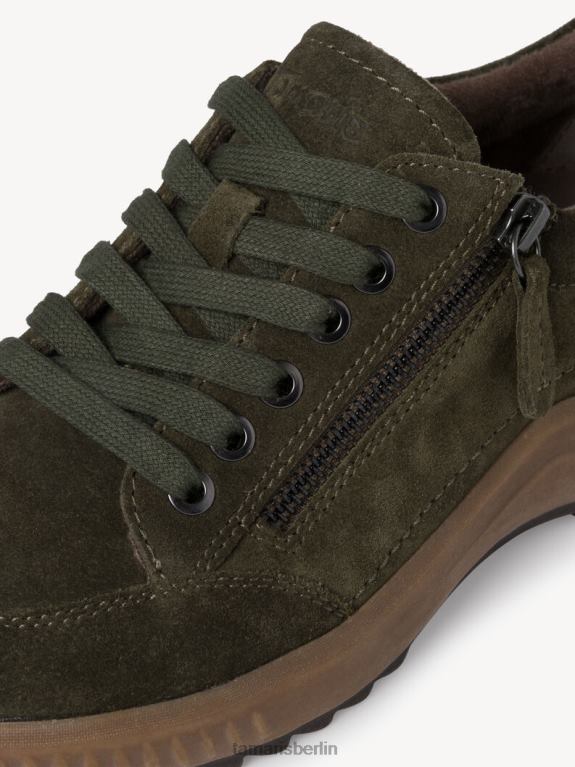 de Tamaris Frauen Lederhalbschuhe - grün/khaki 0LHV42068 Schuhe