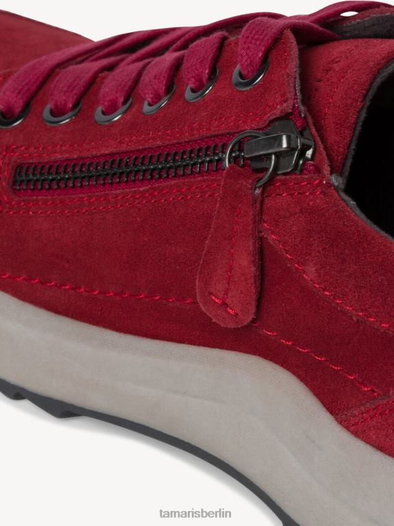 de Tamaris Frauen Lederhalbschuhe - rot/feuer 0LHV42067 Schuhe
