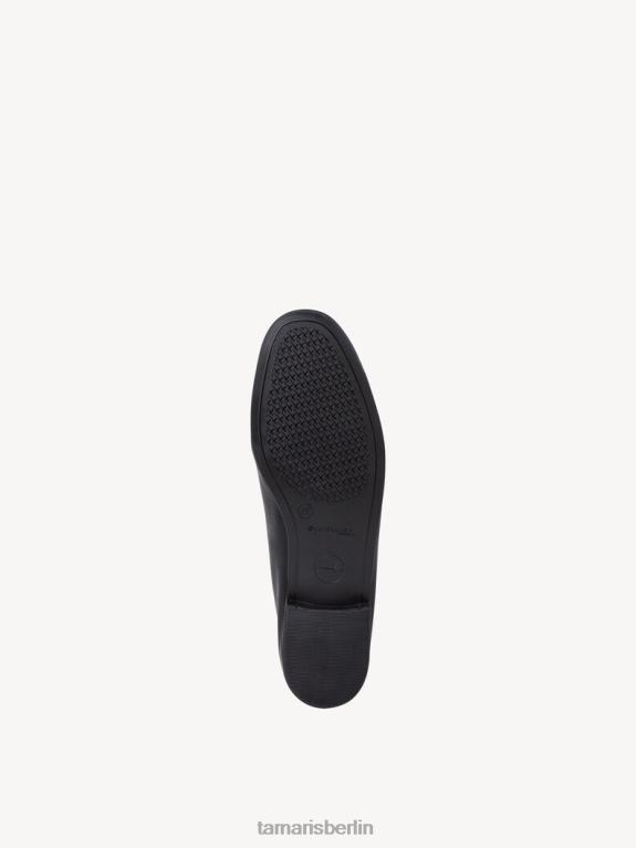 de Tamaris Frauen Lederhalbschuhe - schwarz/schwarzes Leder 0LHV41146 Schuhe