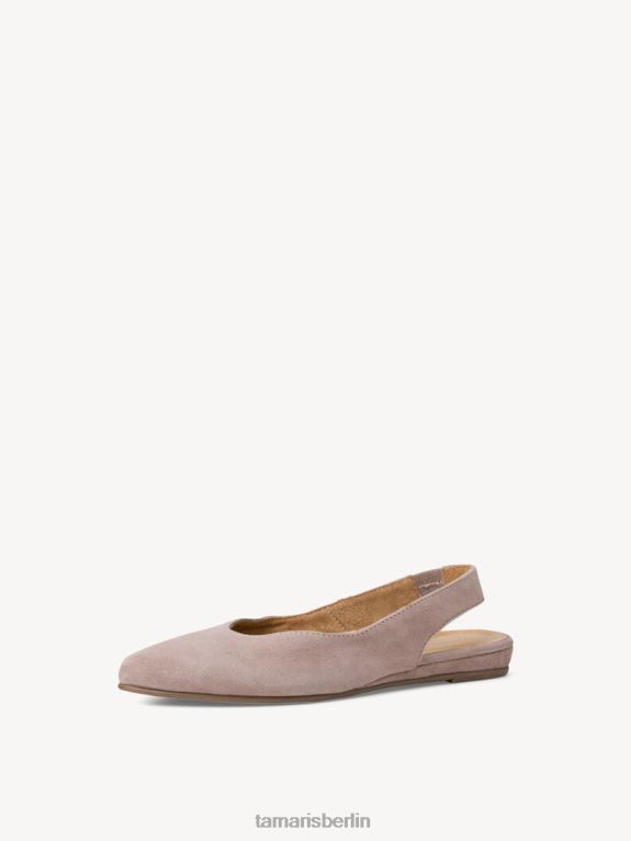 de Tamaris Frauen Leder-Sling-Pumps – Beige/Taupe 0LHV4412 Schuhe