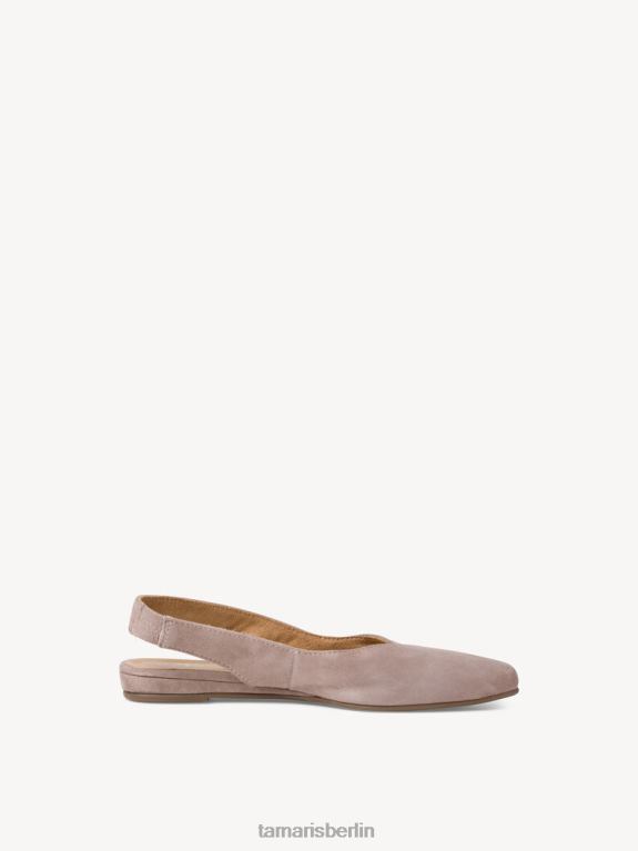 de Tamaris Frauen Leder-Sling-Pumps – Beige/Taupe 0LHV4412 Schuhe