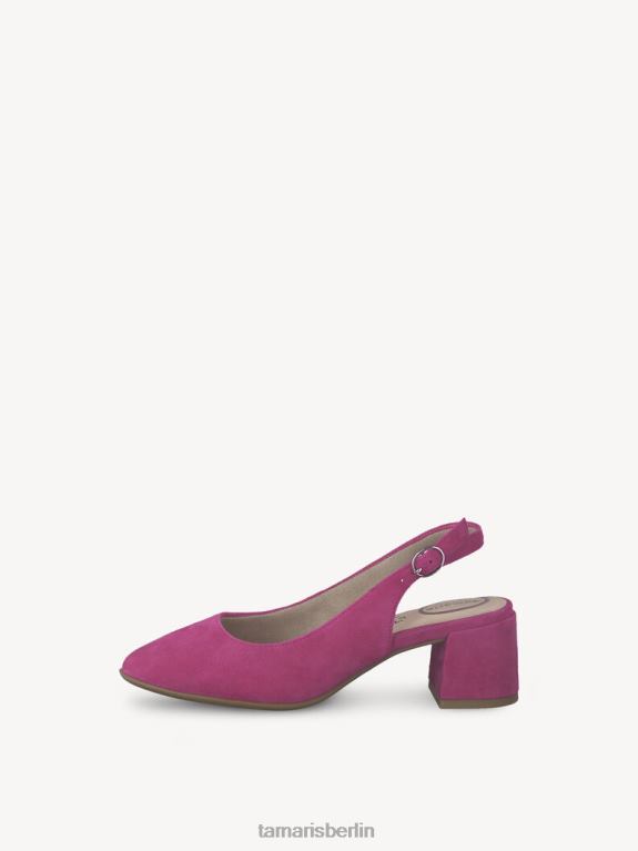 de Tamaris Frauen Leder-Sling-Pumps – Rosa/Fuchia 0LHV41751 Schuhe