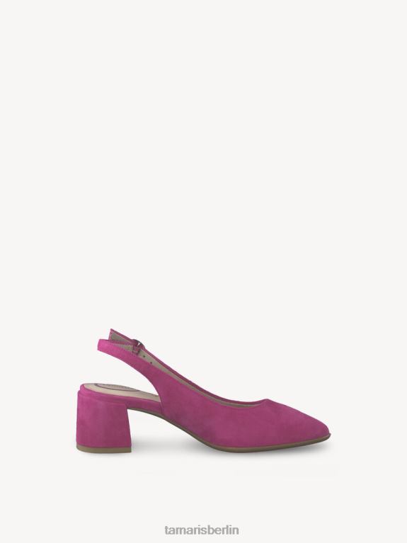 de Tamaris Frauen Leder-Sling-Pumps – Rosa/Fuchia 0LHV41751 Schuhe